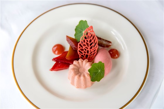 Pudding - Trio of Rhubarb