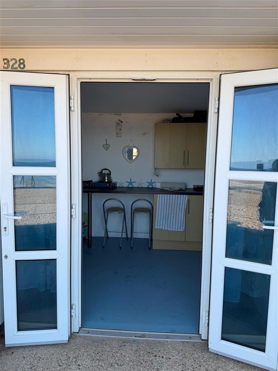 View from outside, in