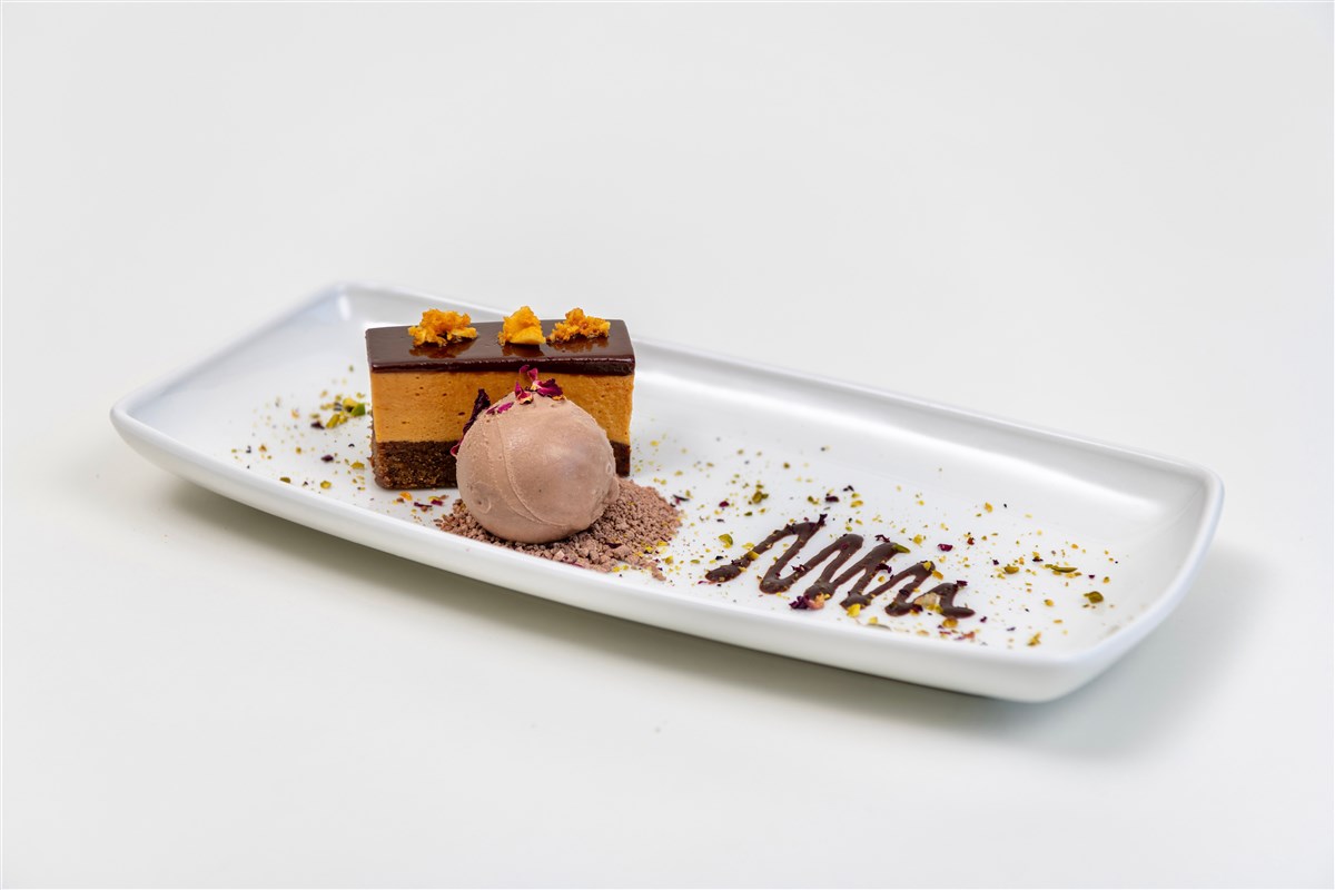 Dessert at Budock Vean Hotel