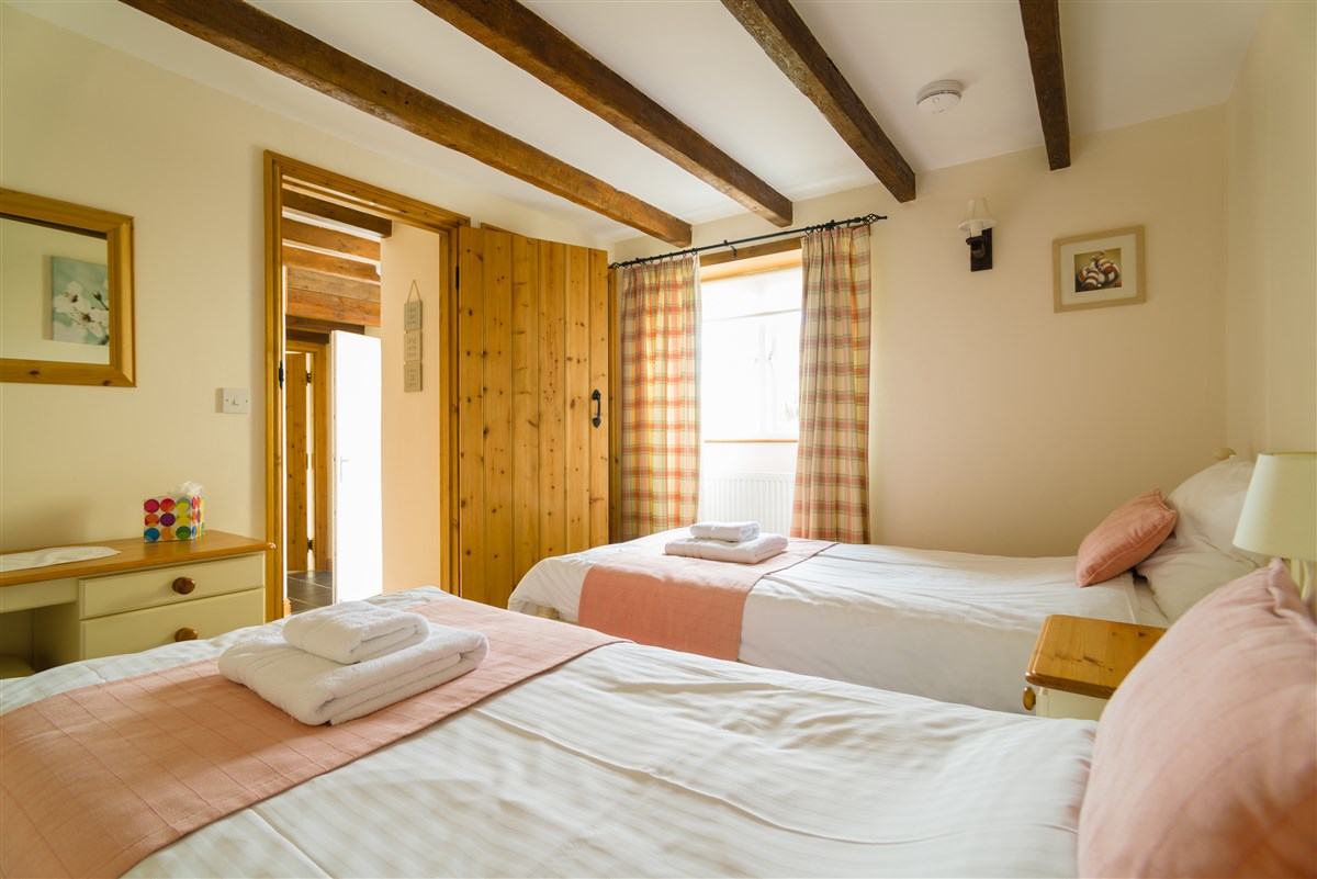 Chambre lits jumeaux Chy-an-Oula
