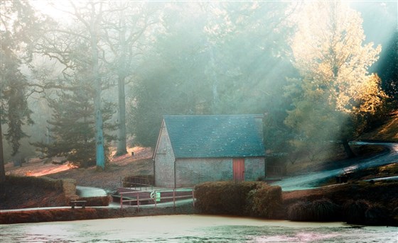 Winter view of the Engine House