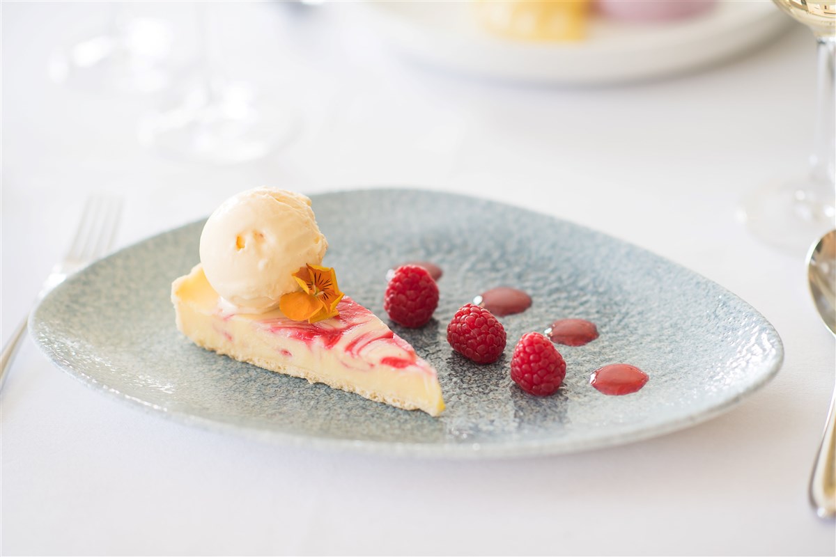 Bay View Restaurant - White Chocolate Tart