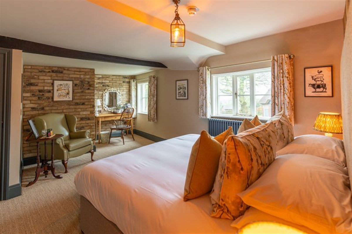 Bedroom at The Fitzherbert Arms
