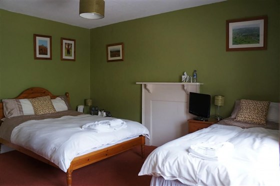 Chambre 1 Chambre familiale et salle de bains privative