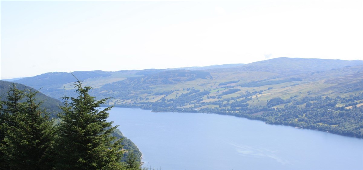 La vista desde Boreland Ridge