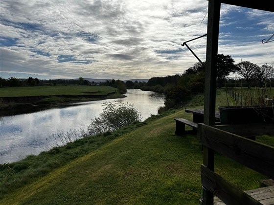Early spring, big water but fishable!