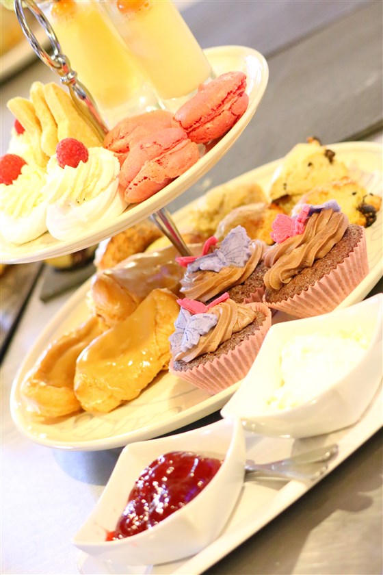 Afternoon tea at Augill Castle