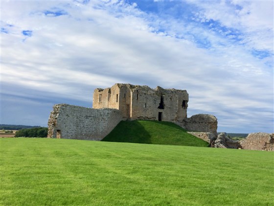 Stunning Duffus Castle is a short drive away.