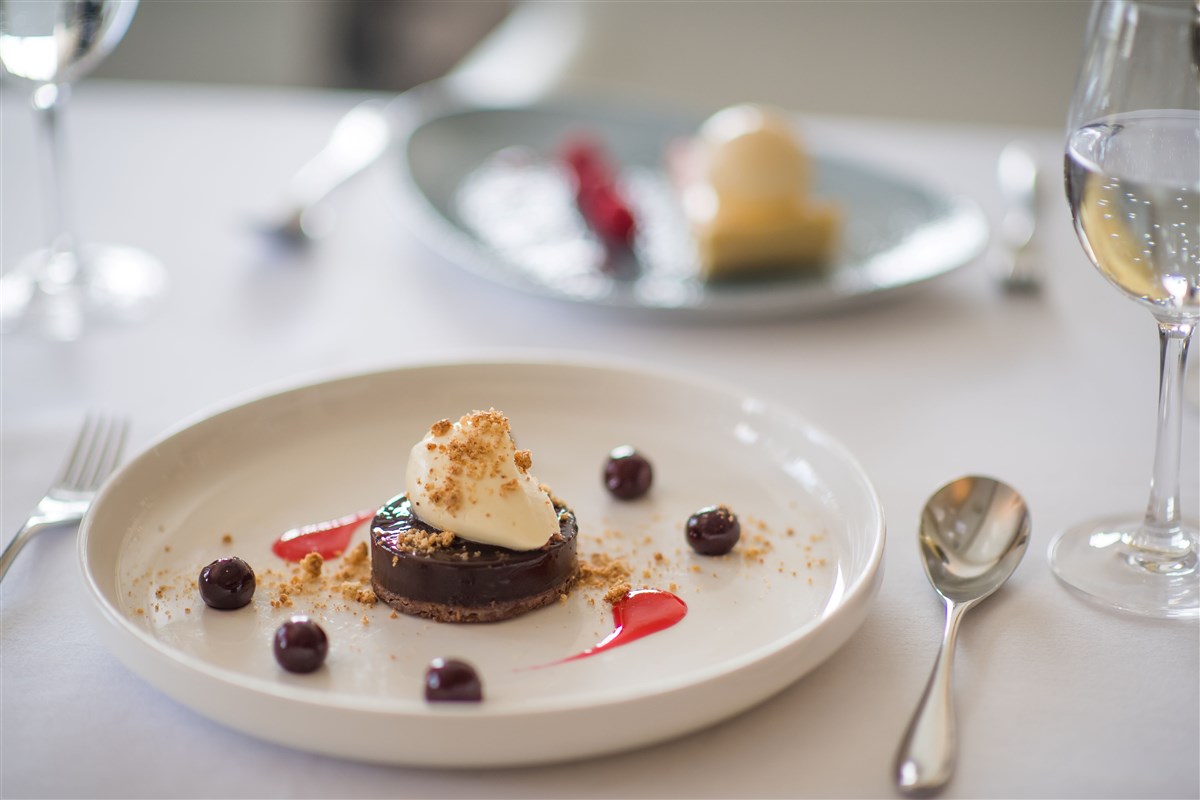 Bay View Restaurant - Dark chocolate ganache