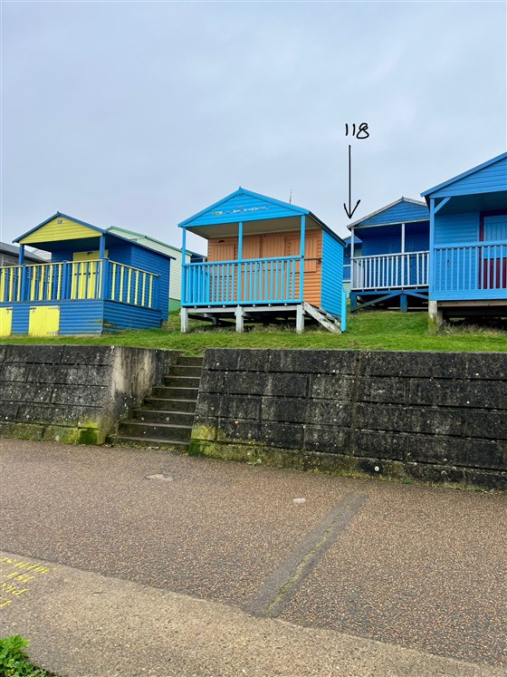 Location of steps to beach