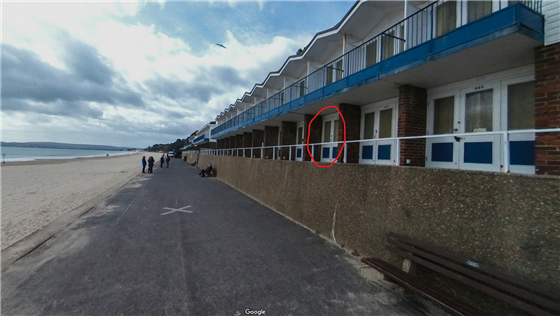 Row of huts