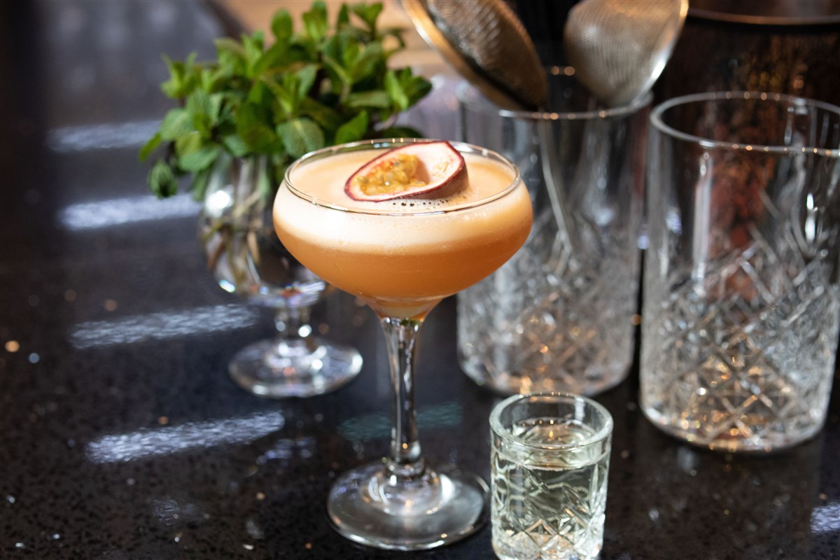Pornstar Martini in the Champagne Bar