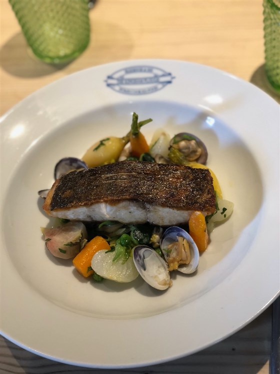 Wood-fired Hake with Palourde Clams