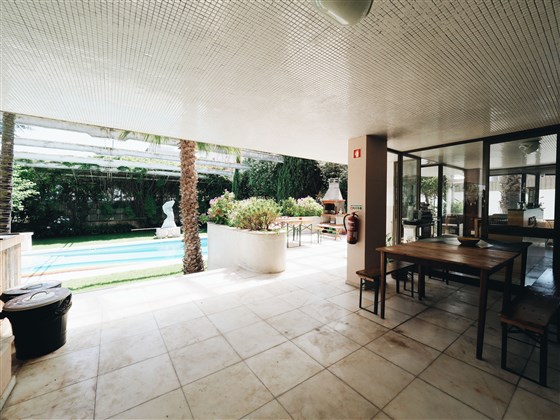 Jardim externo