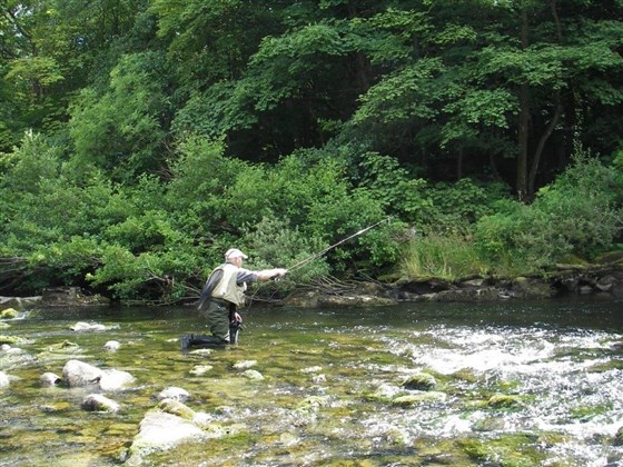 Casting in the River Eden
