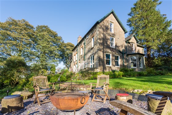 St Marks Stays from the fire pit & BBQ