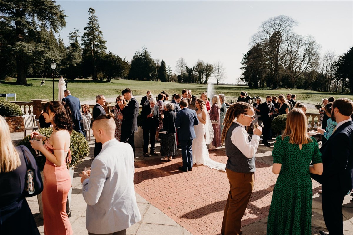 Garden Terrace reception drinks