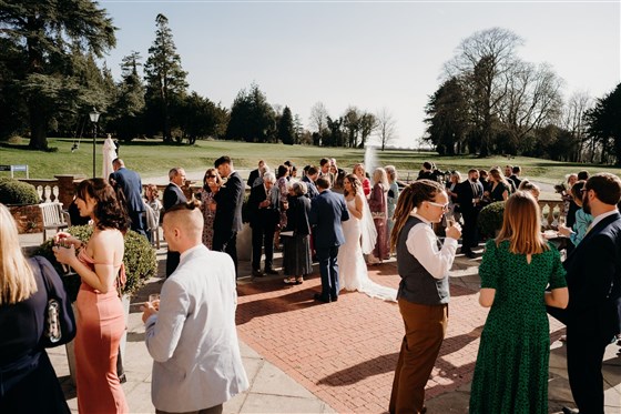 Garden Terrace reception drinks