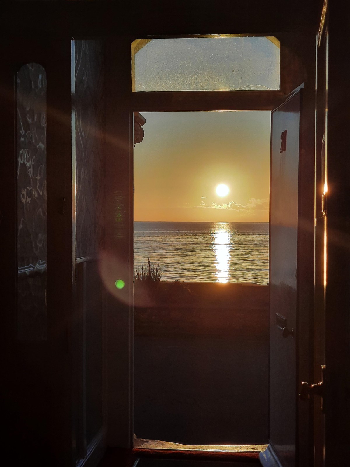 Vista da porta da frente