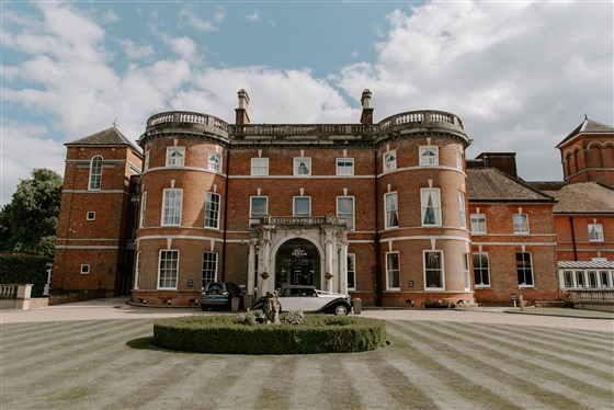 Front of the manor house