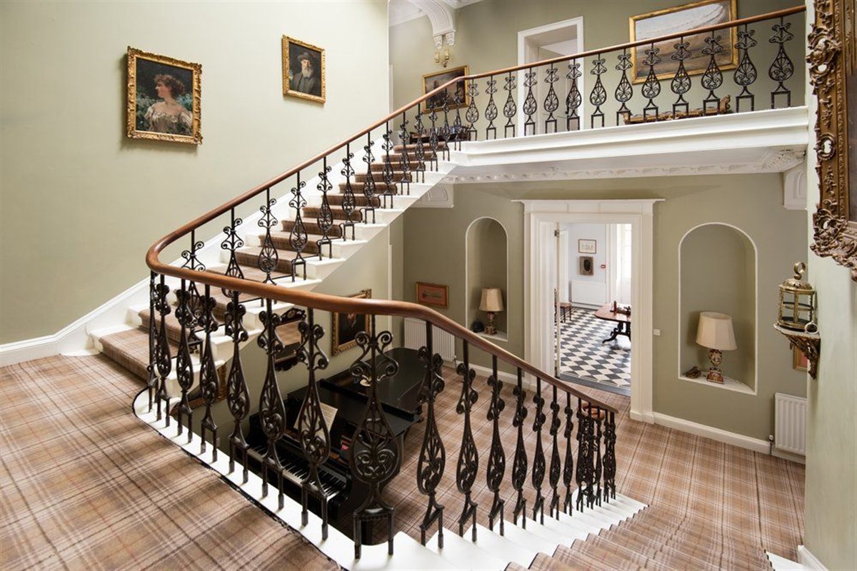 Budle Hall staircase