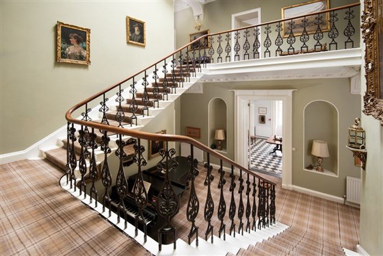 Budle Hall staircase