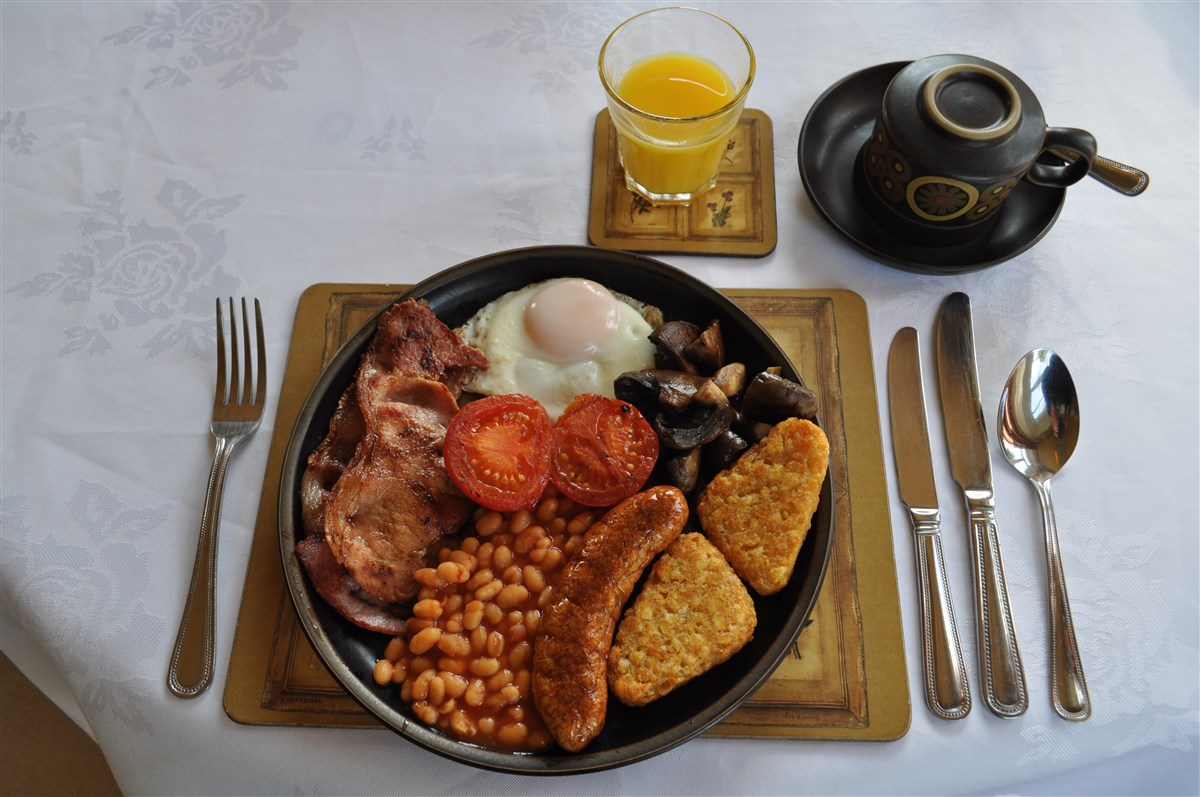 La colazione inglese completa