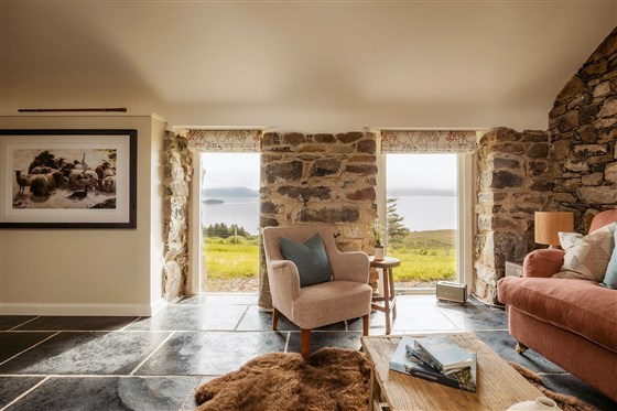 Blackhouse living area
