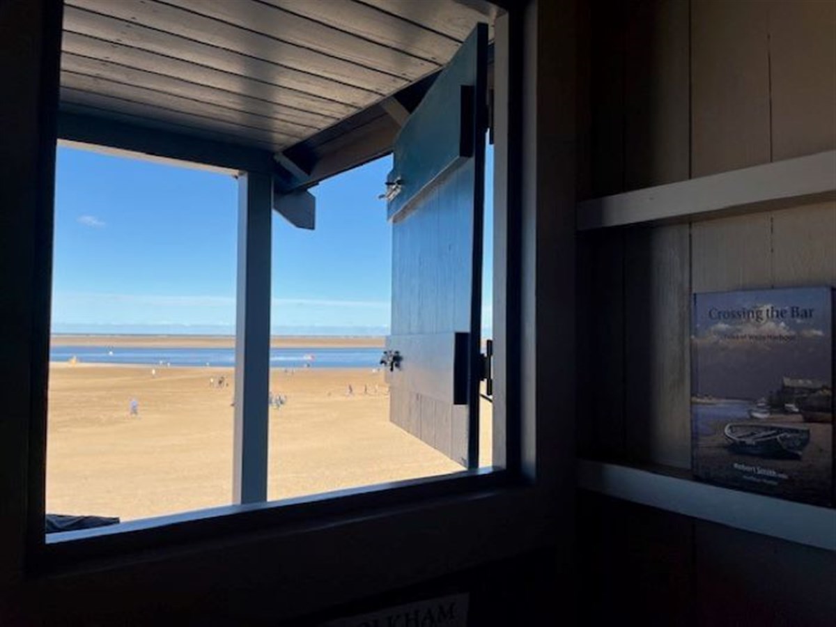 Beach Hut Window View 