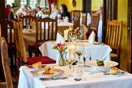 Restaurant at Bailiffscourt Hotel