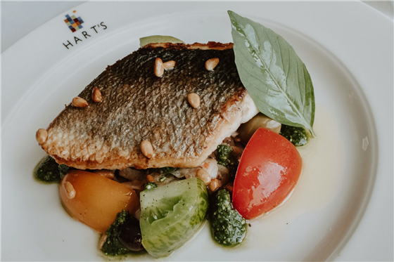 Restaurant food