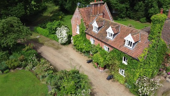 Arial View of the B&B