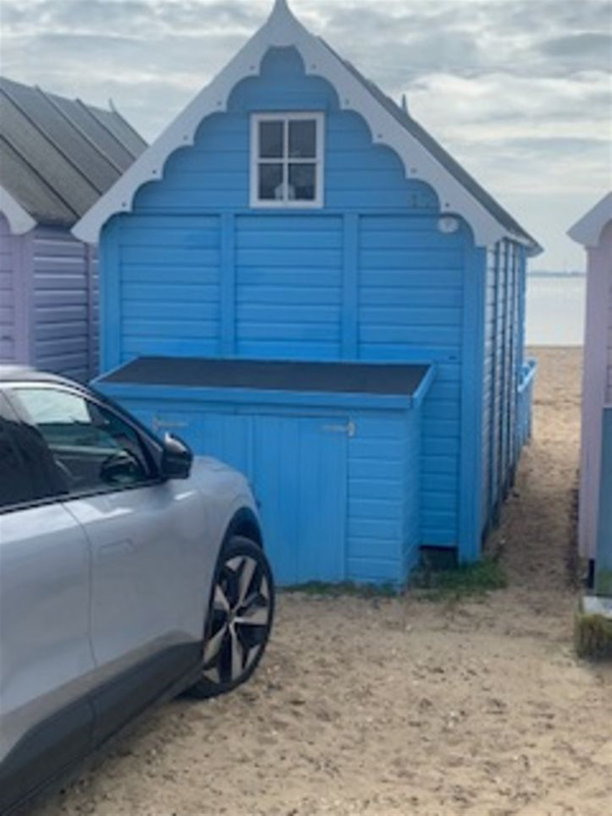 Rear private parking