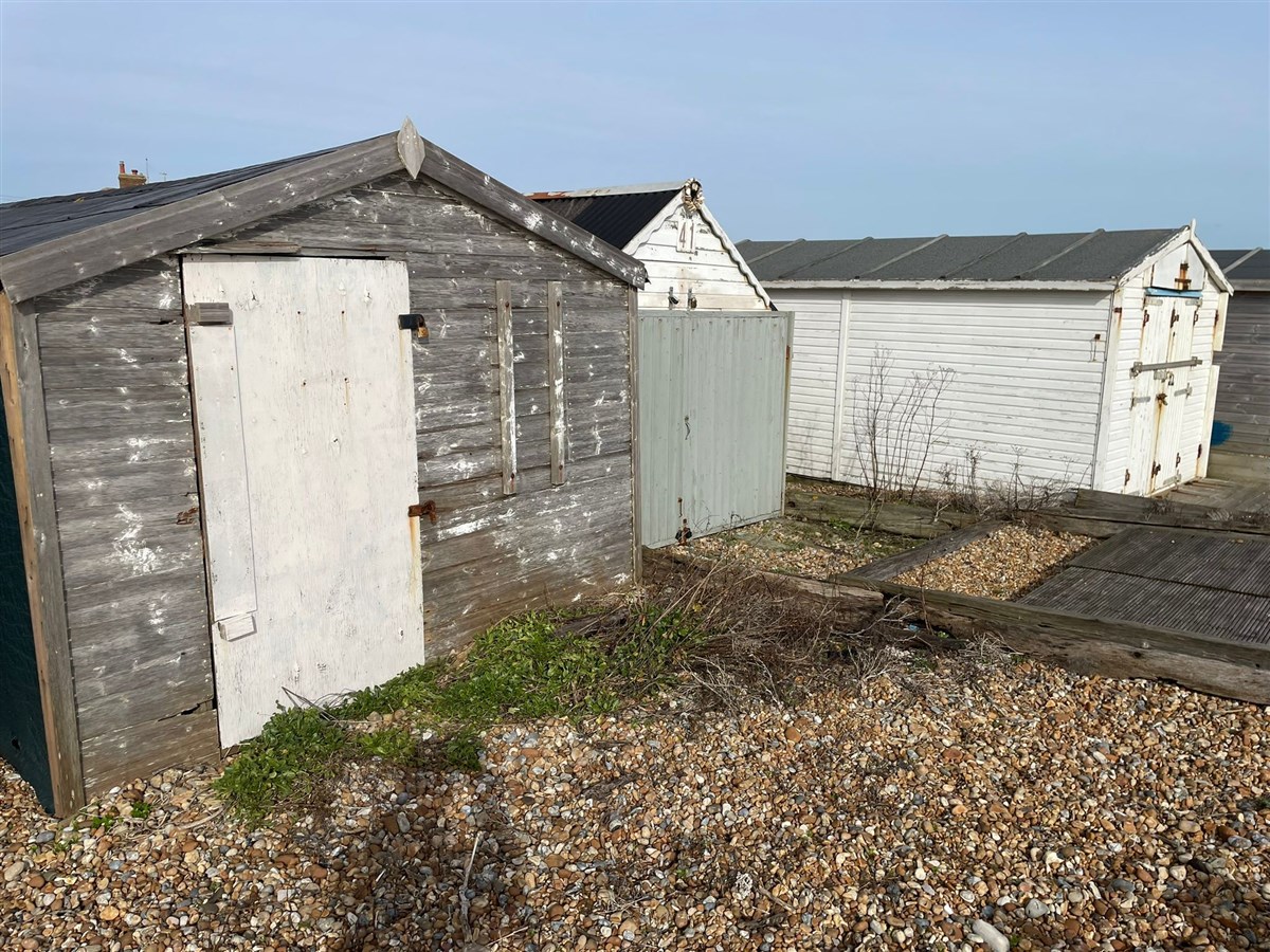 Row of huts