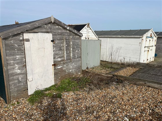 Row of huts