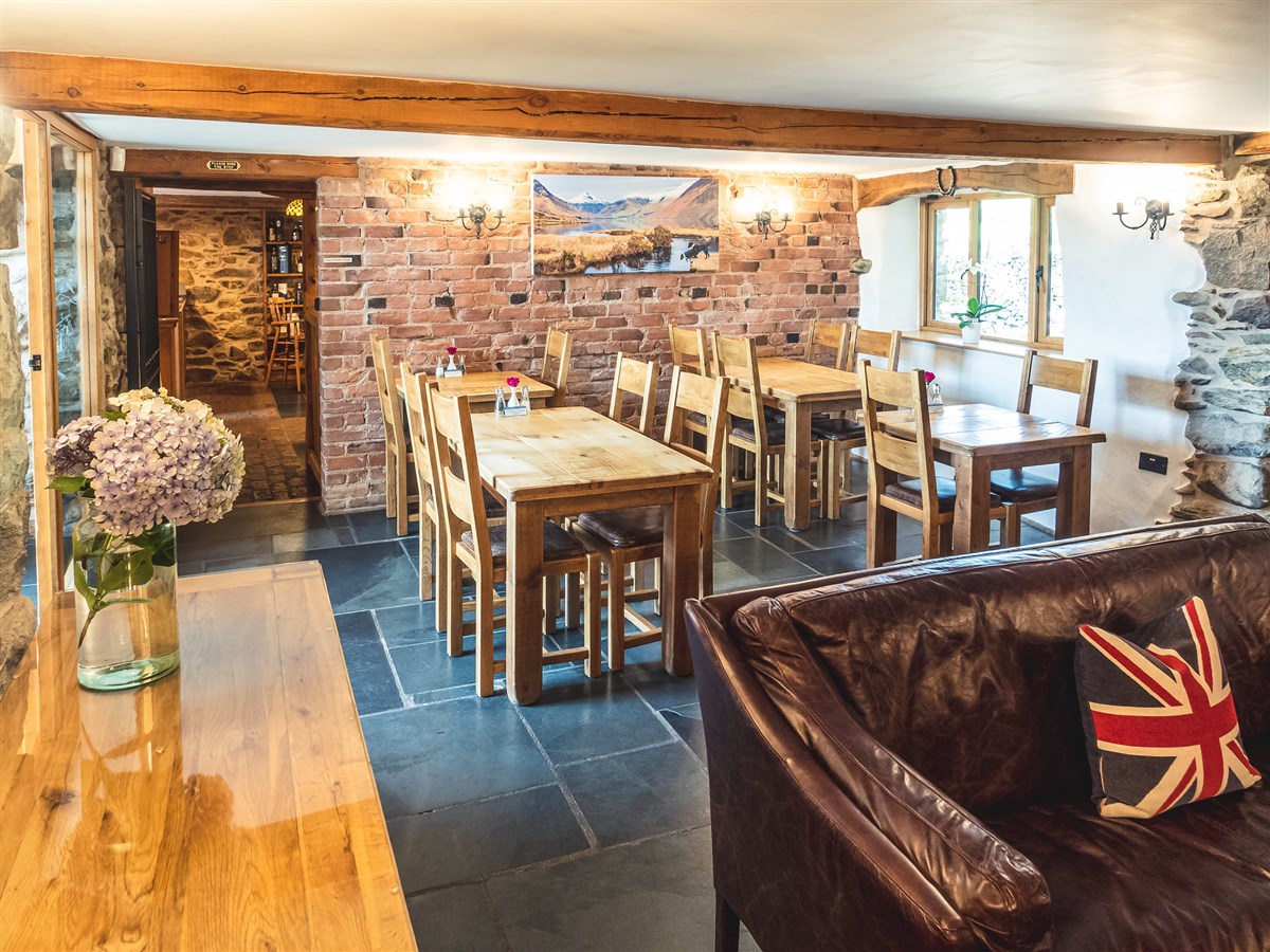 Dining room with relaxed atmosphere