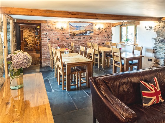 Dining room with relaxed atmosphere