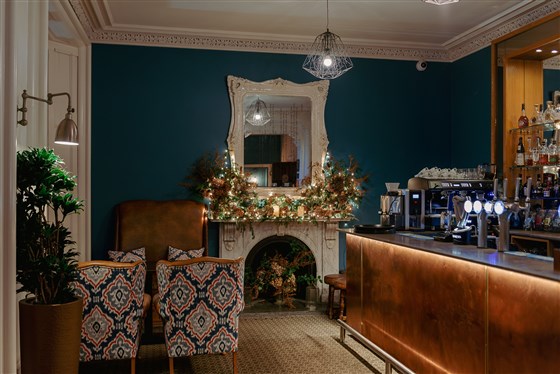 The Alverton Bar at Christmas