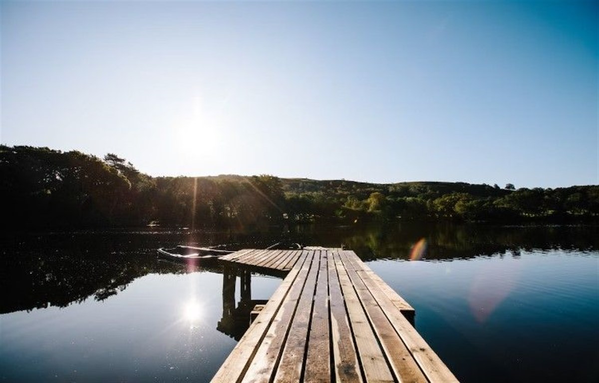 By the lake