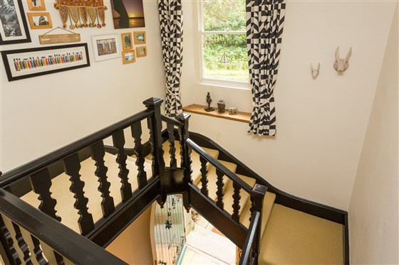 Main stairs above the entrance