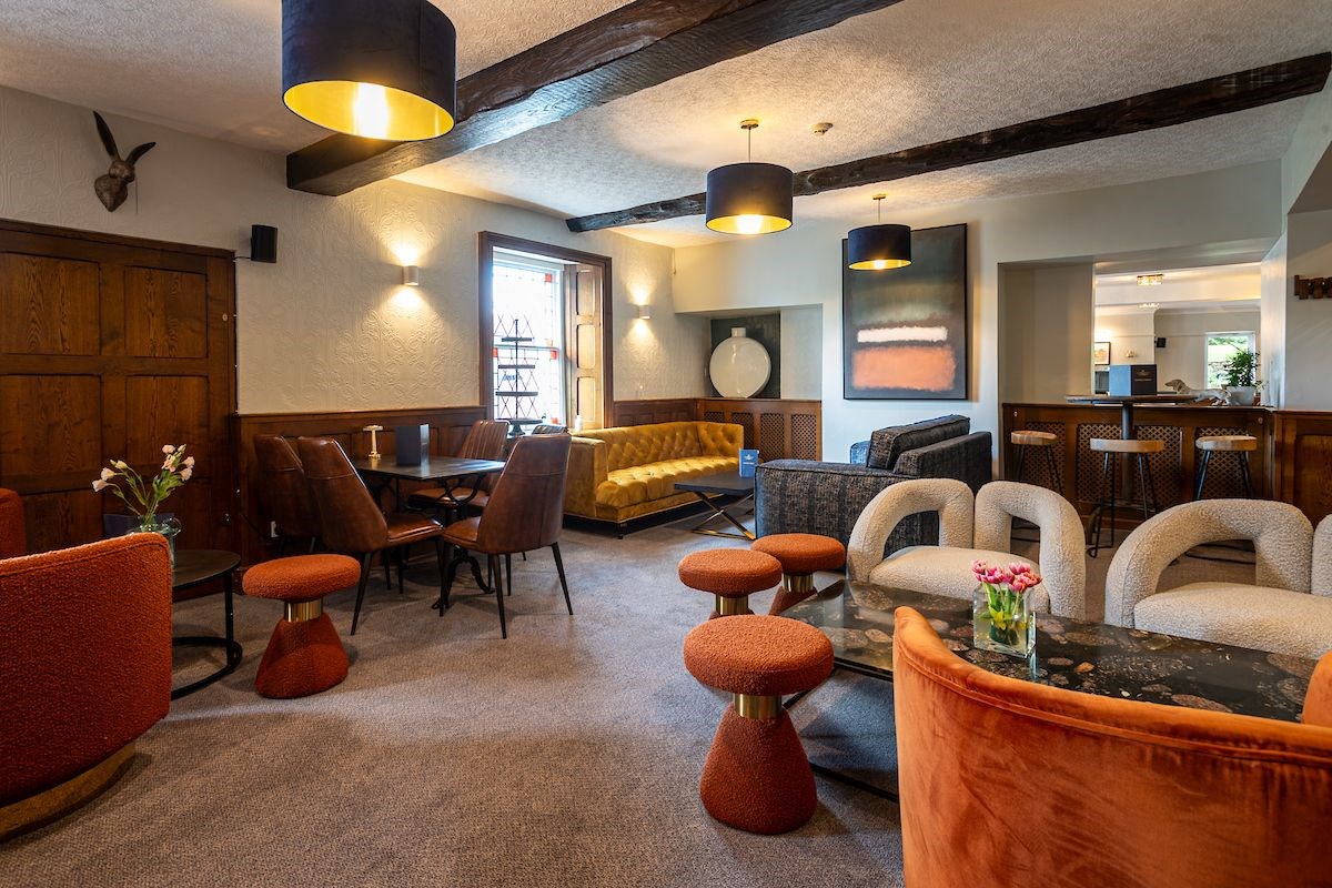 Kings Arms 酒店的休息区