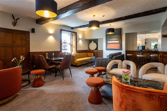 Kings Arms 酒店的休息区
