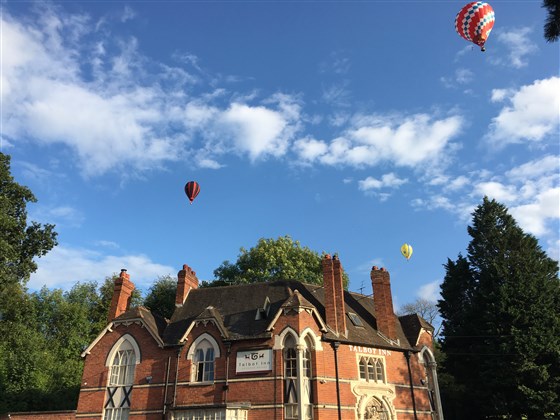 Hot Air Balloons over The Talbot Inn