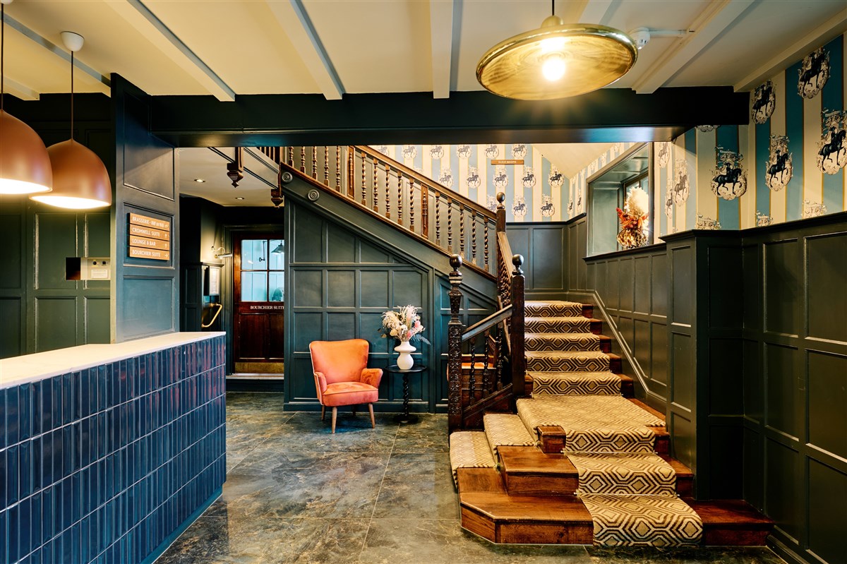 Hotel Reception Area