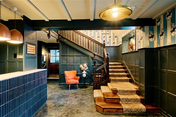Hotel Reception Area