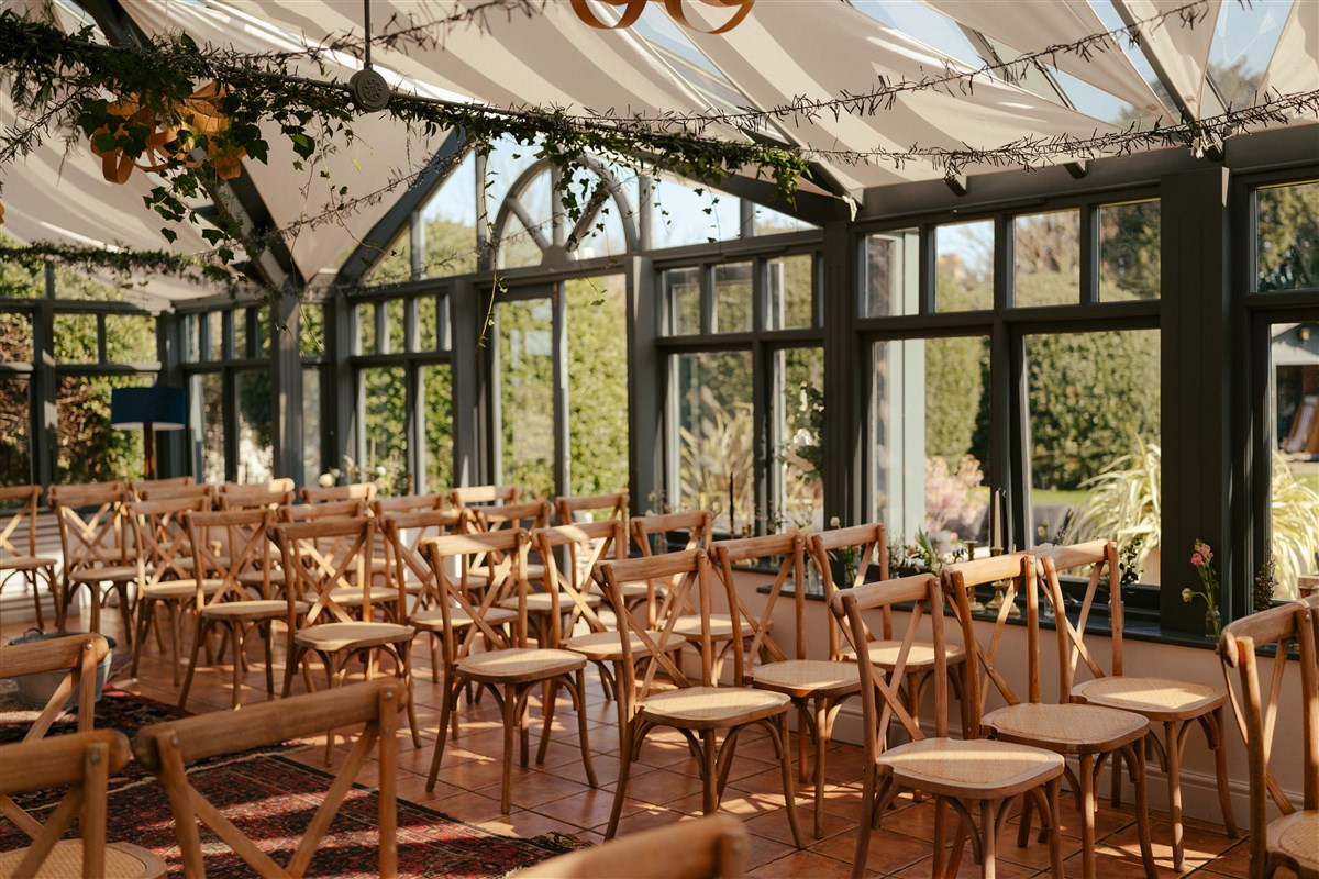 Ceremony in our Conservatory