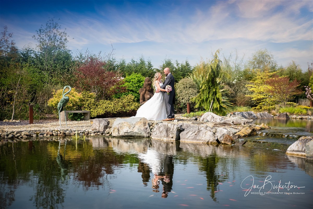 Wedding Portrait in the Asian Sensory Garden
