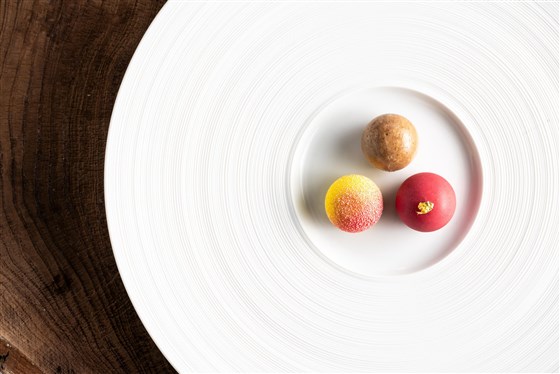 RASPBERRY, peach, vanilla