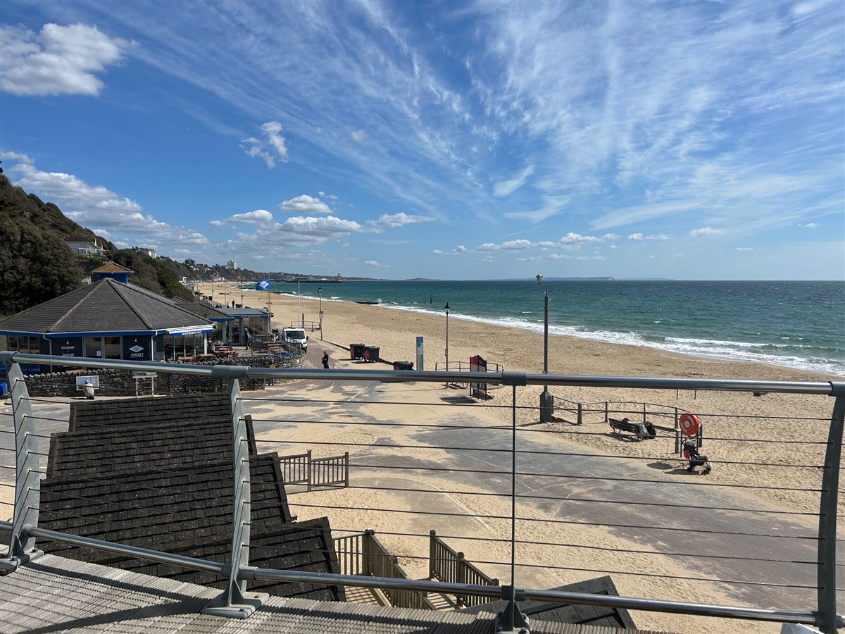 Beachfront view