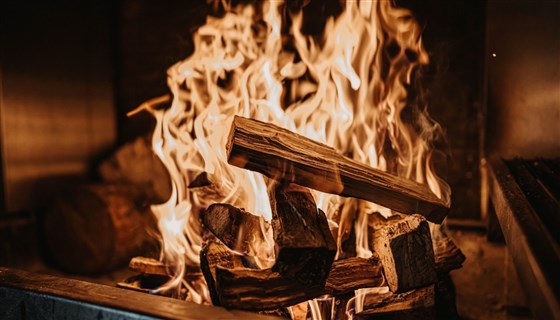 Steaks Cooked on an Open Fire